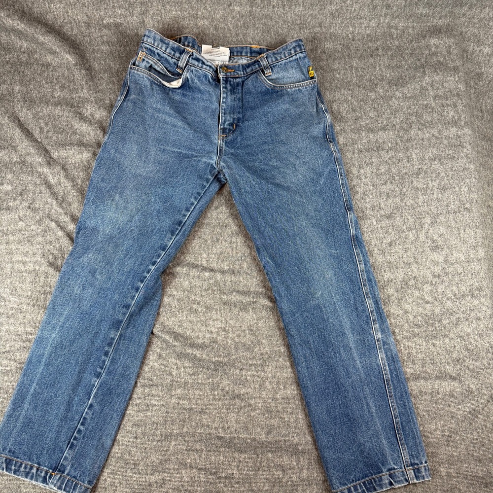 Just In Trend FR Jeans Mens 34x32 Blue Flame‎ Resist NFPA 2112 HRC2 PT010015F-1